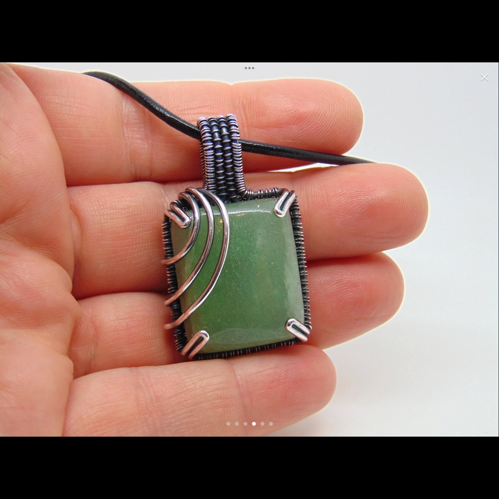 Green Aventurine Pendant Necklace